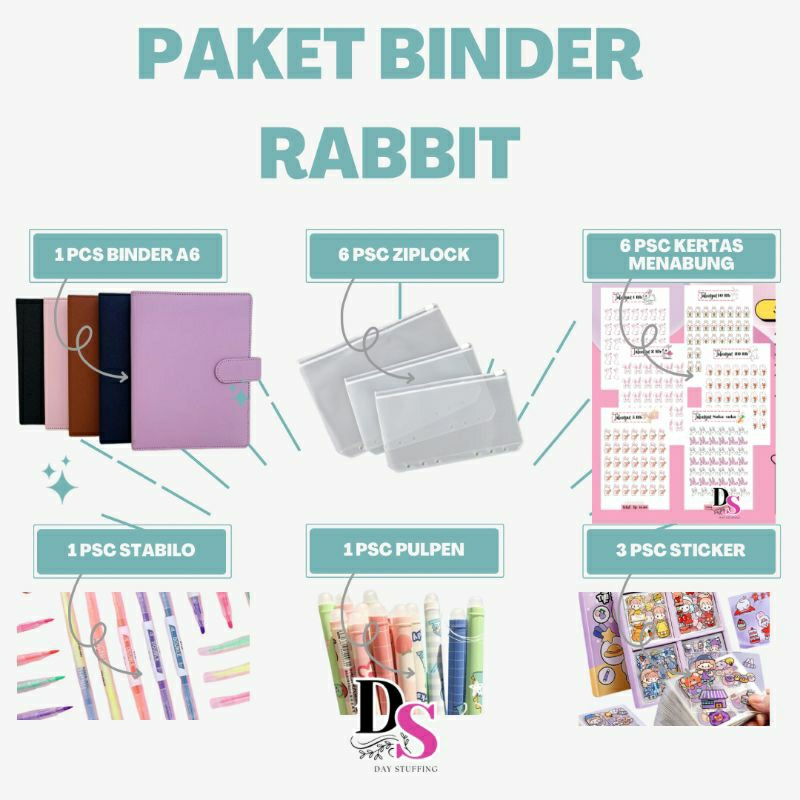 

PAKET LENGKAP BINDER RABBIT SAVING CHALLENGE