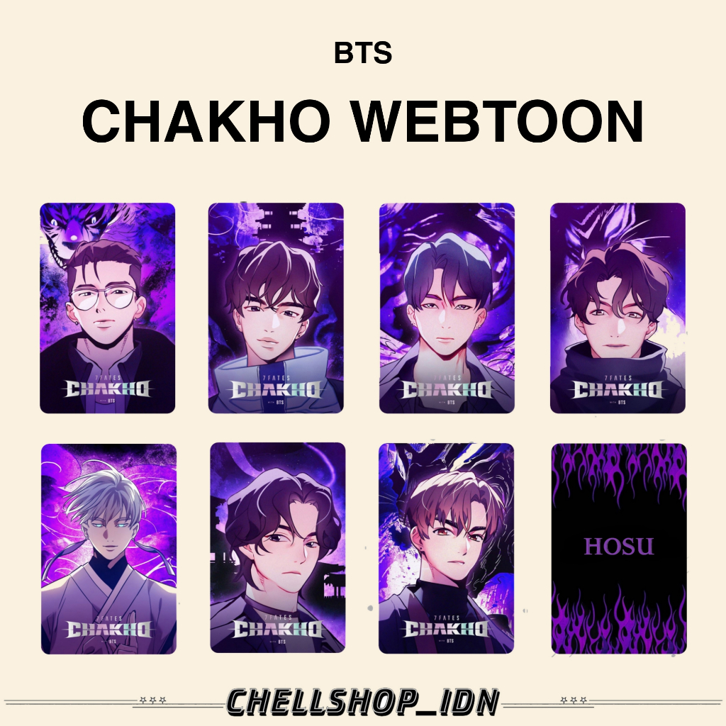 PHOTOCARD CHAKHO WEBTOON