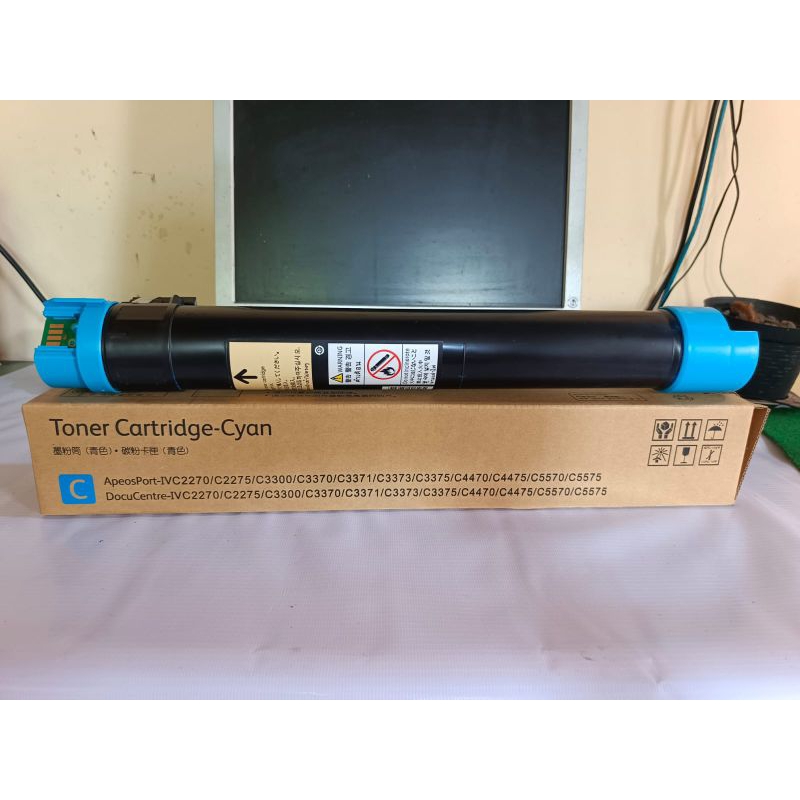 Toner Cartridge Fuji Xerox Apeosport IV V C 3370 5575 CYAN