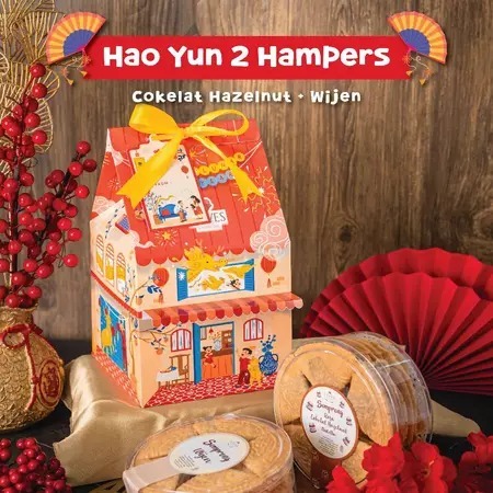 

HAO YUN 2 HAMPERS IMLEK ISI COKLAT HUZELNUT + WIJEN - LOVES SEMPRONG