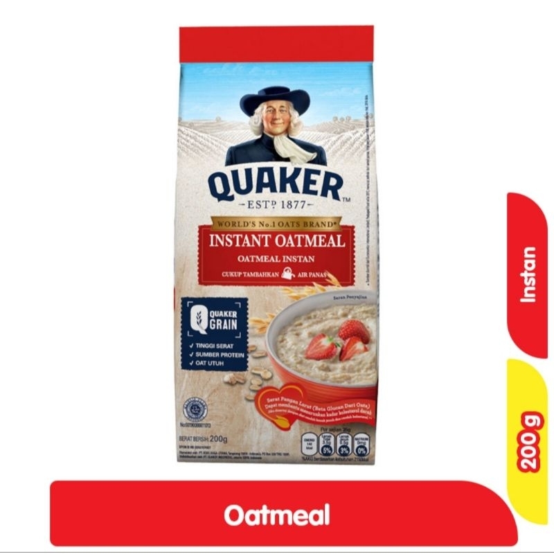 

Quaker oatmeal instan 200G