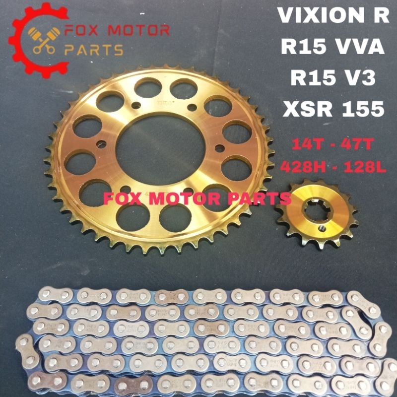GEAR VIXION R GIR VIXION R GEAR PAKET VIXION R GIR SET VIXION R GIR PAKET R15 V3 GIR SET R15 V3 GIR 