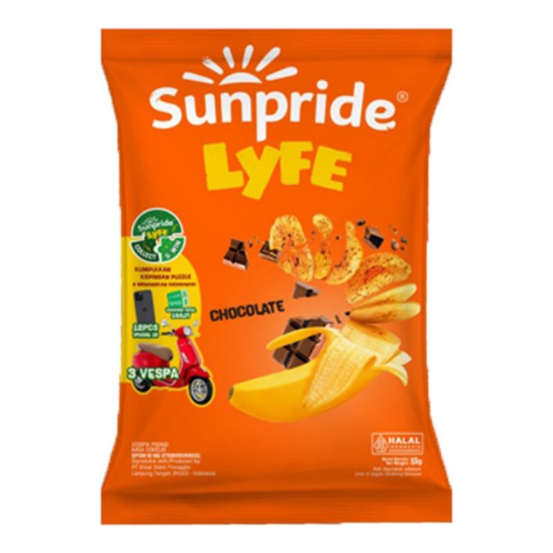 Sunpride lyfe kripik pisang 55 g