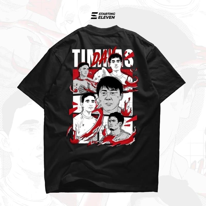 Starting Eleven T-Shirt TIMNAS Hitam