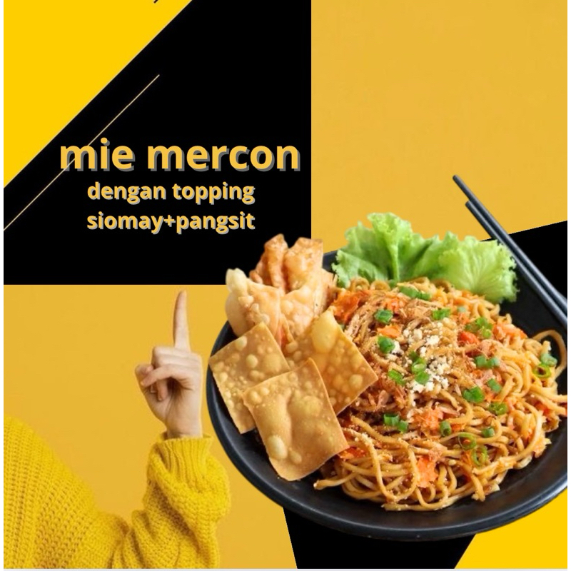 

mie mercon/mie jebew/mie kobong/mie level instan