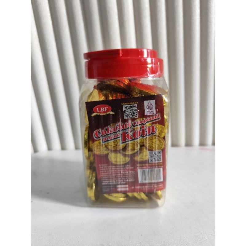 

permen koin coklat 720gram isi 120pcs / murraahhh