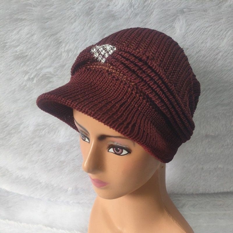 Ciput Nini Topi Ciput Rajut Krepus Mbah Penutup Rambut Wanita/ Ibu