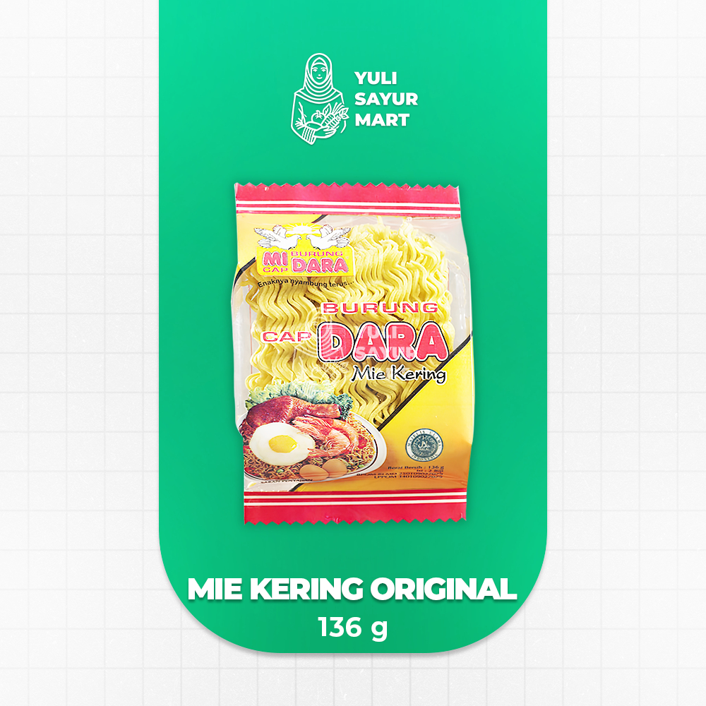 

Burung Dara Mie Kering Original 136g - Yuli Sayur Mart