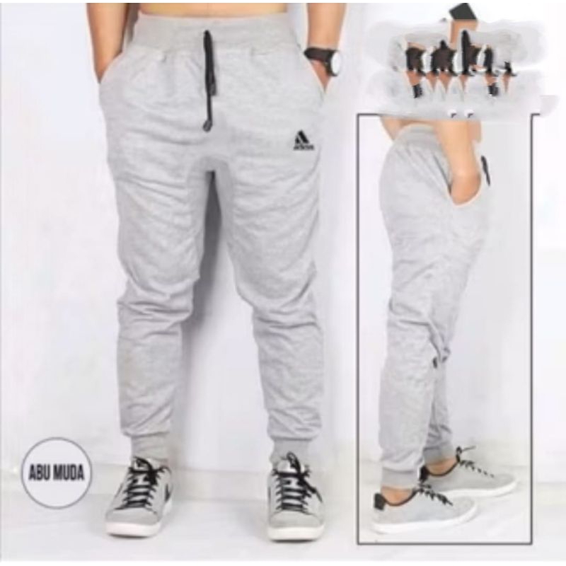 cuci gudang (jumbo) celana joger jumbo wanita celana panjang pria jumbo xl- xxl- xxxl- xxxxl joger