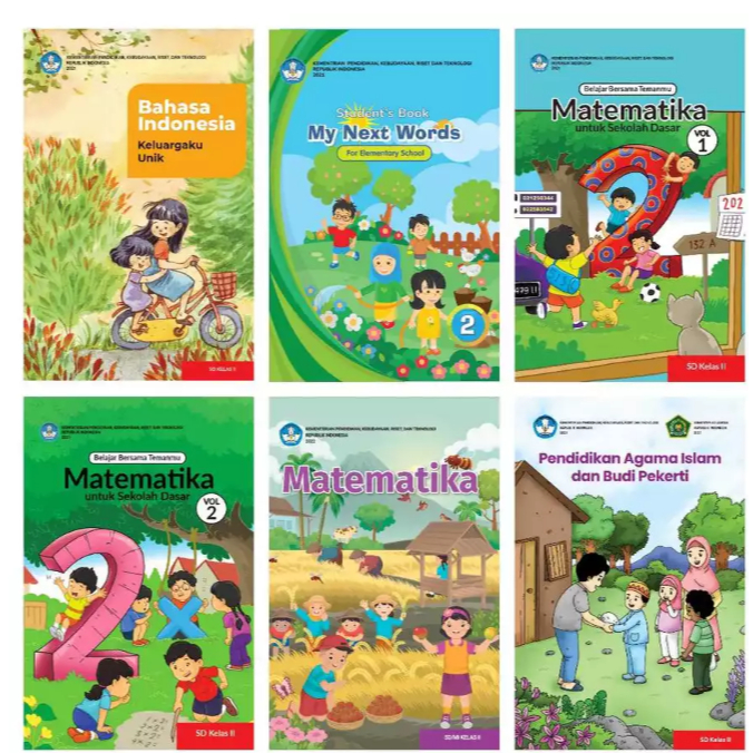 

Buku Paket Kelas 2 SD Kurikulum Merdeka / BUKU WAJIB / BUKU HET