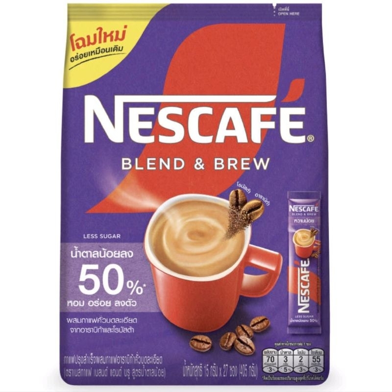Nescafe Blend and Brew Thailand Ungu Blend&Brew