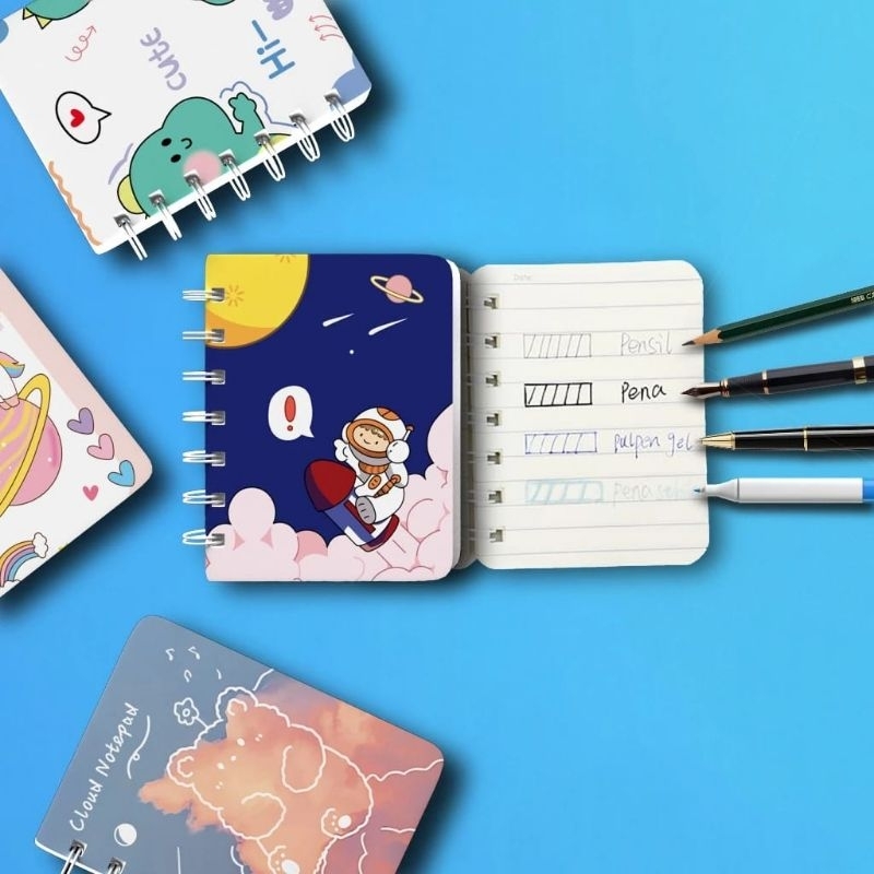 

FARIN - Notebook A7 Buku Kecil Catatan Scrapbook Mini Buku Notes Kecil Alat Tulis