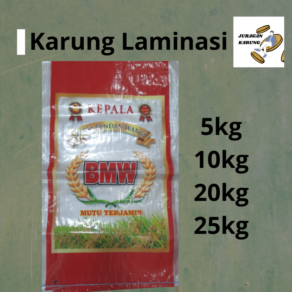 Karung Laminasi Karung Beras BMW Karung Beras Premium