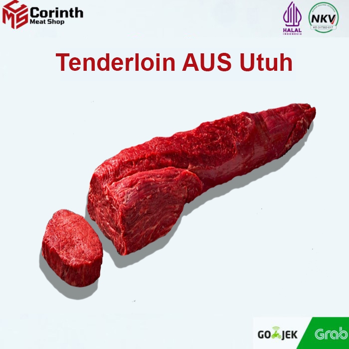 

TENDERLOIN UTUH IMPORT AUS / DAGING HAS DALAM IMPOR AUSTRALIA / FROZEN / HALAL