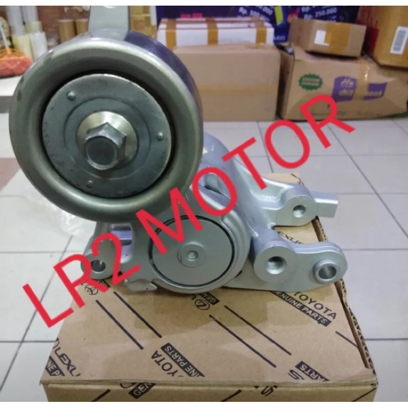 TENSIONER FANBELT ASSY TOYOTA INNOVA DIESEL HILUX FORTUNER DIESEL ASLI