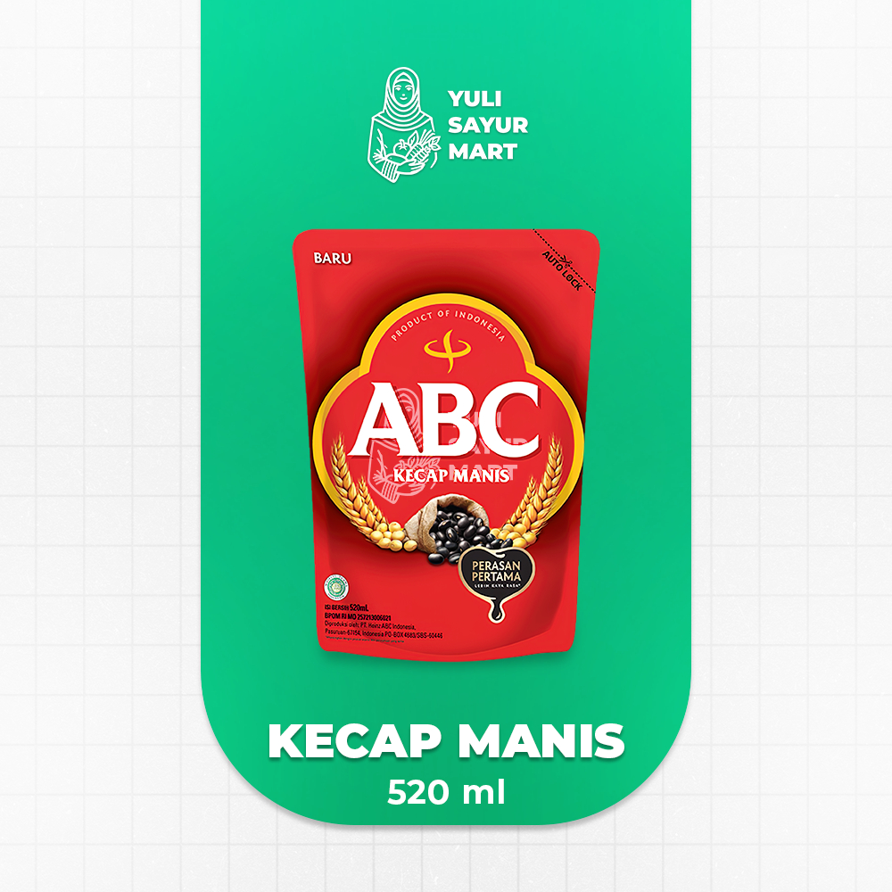 

ABC Kecap Manis 520ml - Yuli Sayur Mart