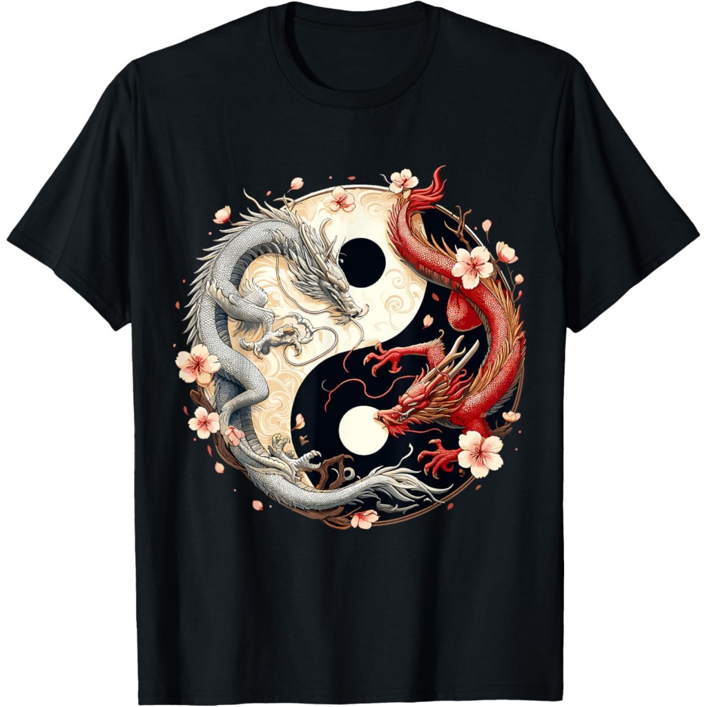 Kaos Tahun Cina Naga Yin Yang