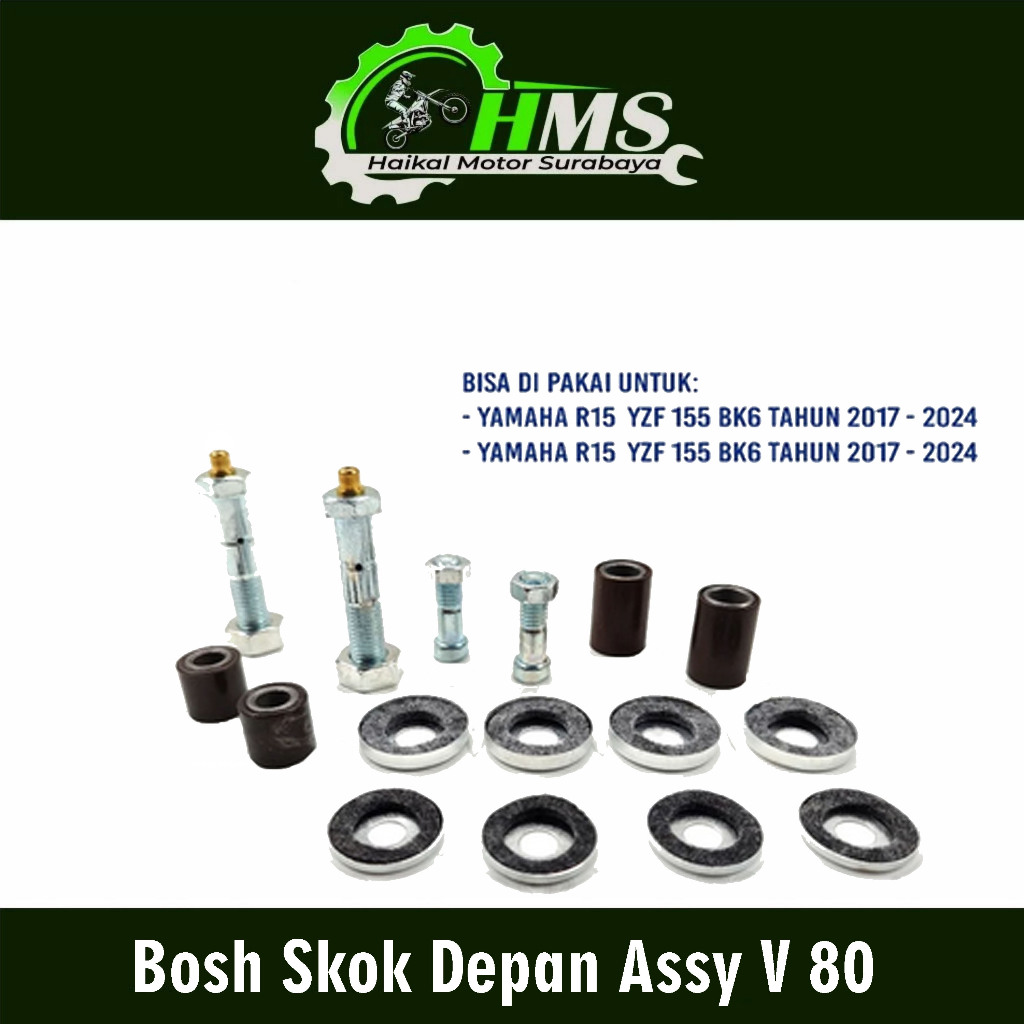 Bosh Skok Depan Assy V 80 - Reparkit Bosh Shock Skok Sekok Depan Yamaha V80 V75