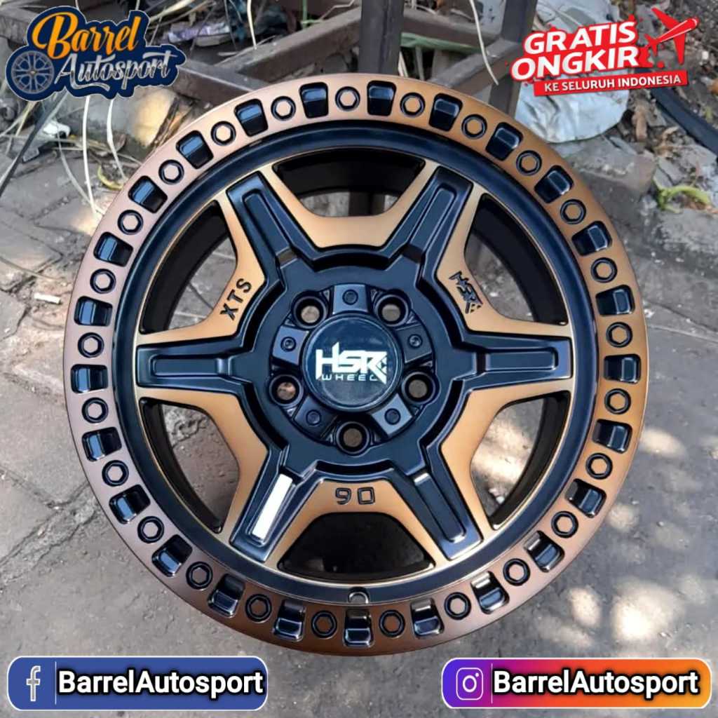 VELG MOBIL OFROAD XTS06 RING16 BUAT INNOVA,TERIOS,RUSH,HILUX LOBANG 5