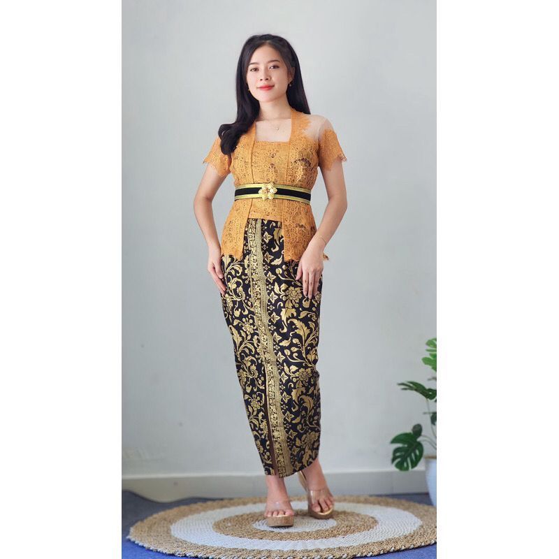 Bawahan Kamen Jadi Motif Ukir Style Bali Rok Span Bawahan Kebaya Katun Strait Rok Batik Panjang Pram