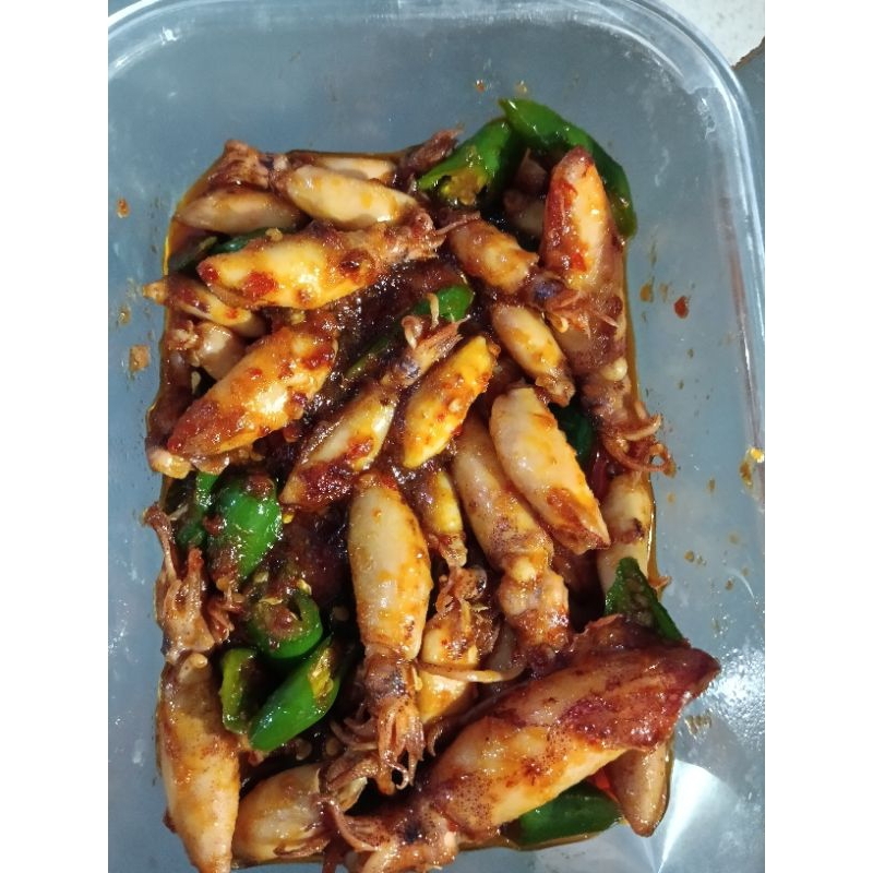 

frozen cumi asin cabe hijau 250g