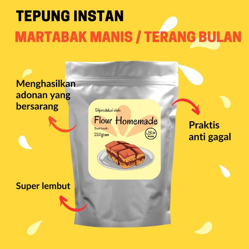 

TEPUNG INSTAN MARTABAK MANIS/TERANG BULAN 250gram