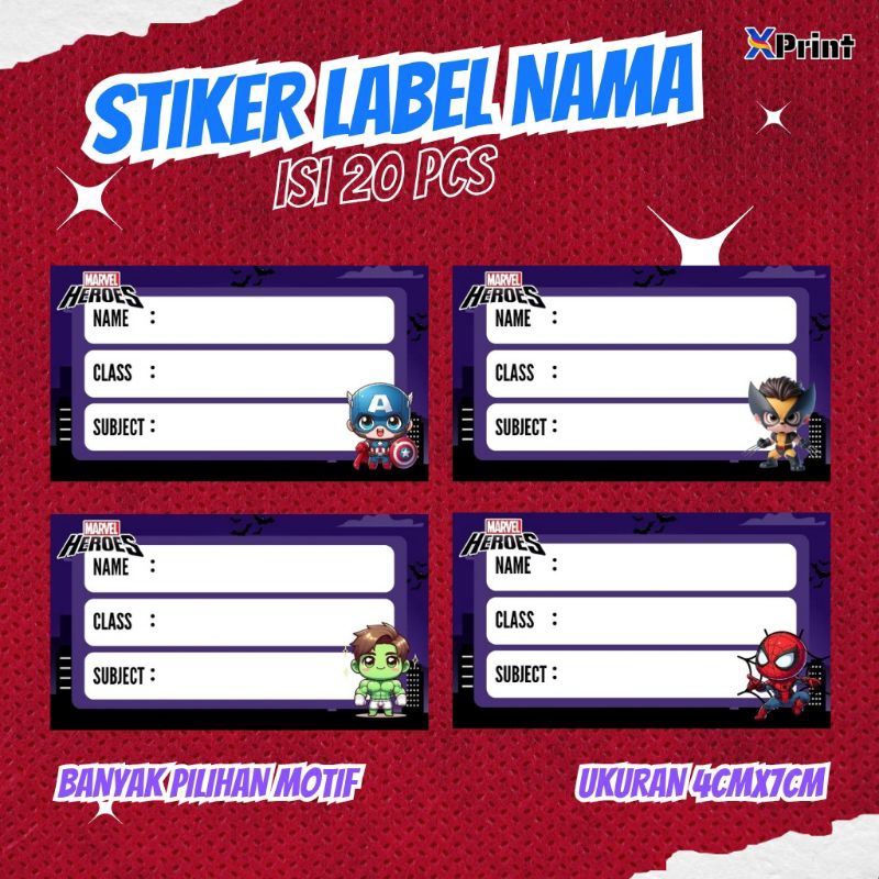 

sticker label nama buku / sticker mapel / sticker bulu pelajaran