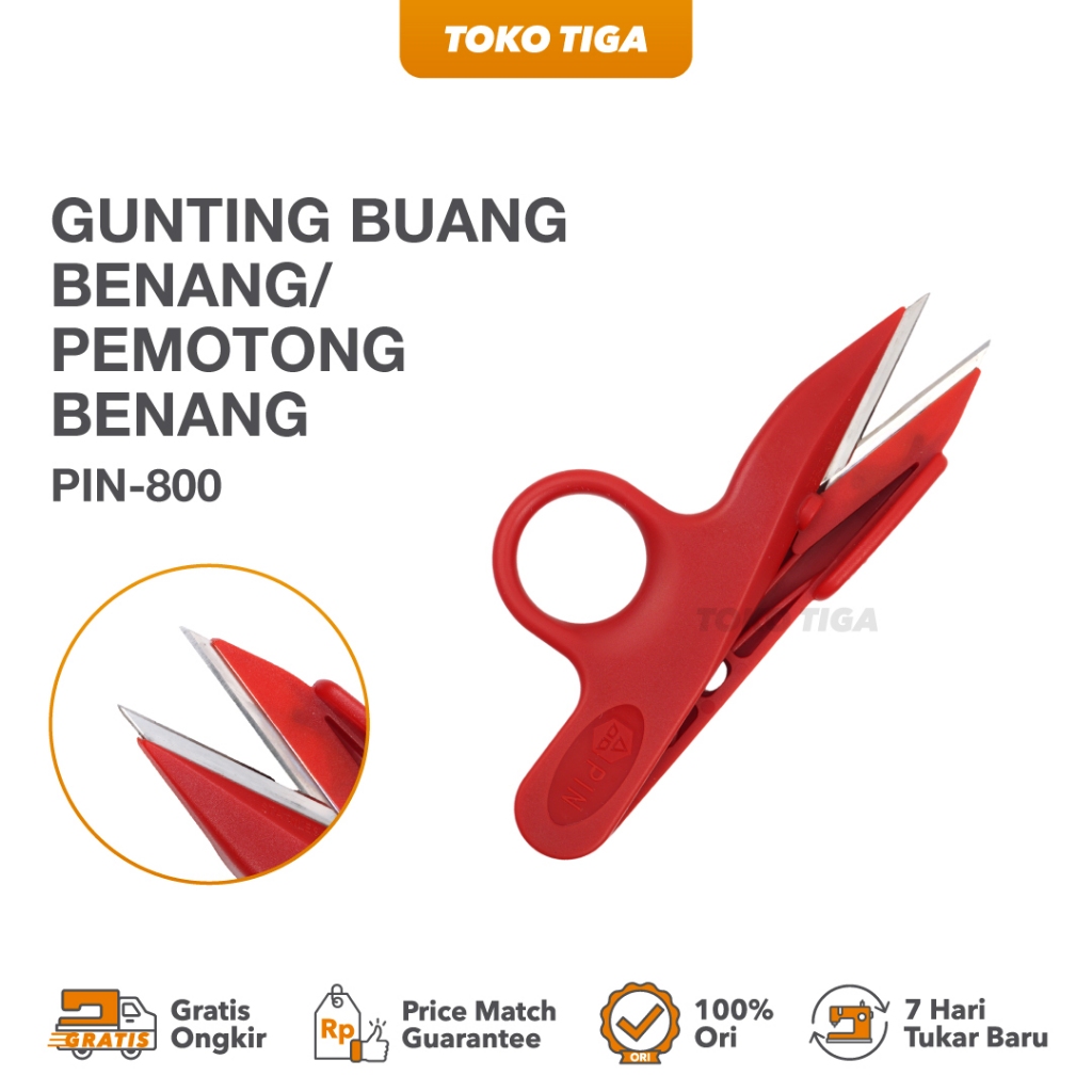 

Gunting Buang Benang Jempol PIN 800 / Gunting Cekris PIN-800