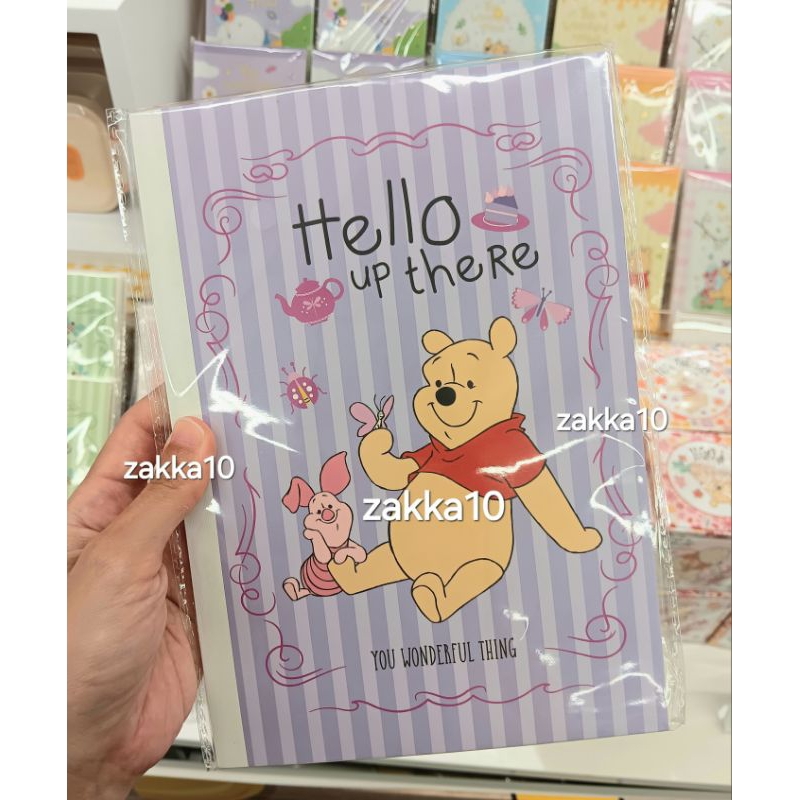 

( 4 warna ) Ohsome Disney Buku Tulis Buku Catatan Winnie the Pooh Notebook A5