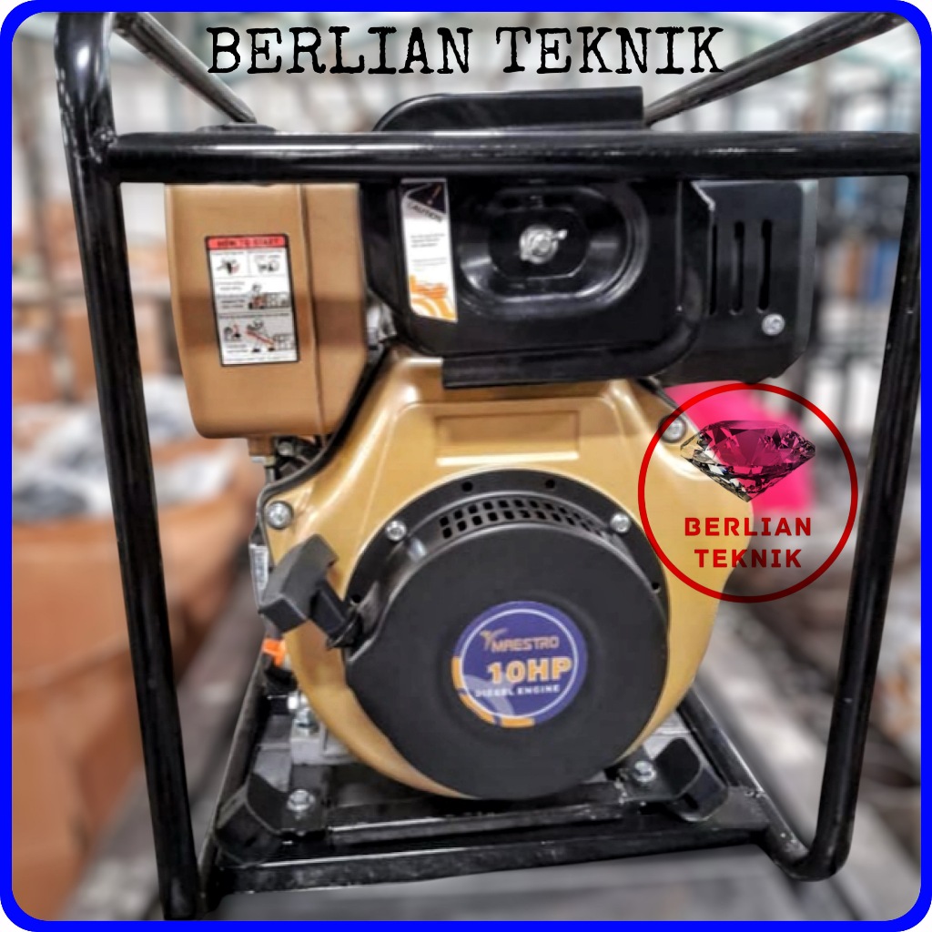 Mesin Pompa Air Alkon Solar Diesel Water Pump Maestro L100C / 4 Inch
