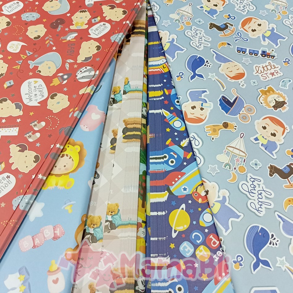 

Tambahan Kertas Kado dan Kartu Ucapan , MOTIF Random
