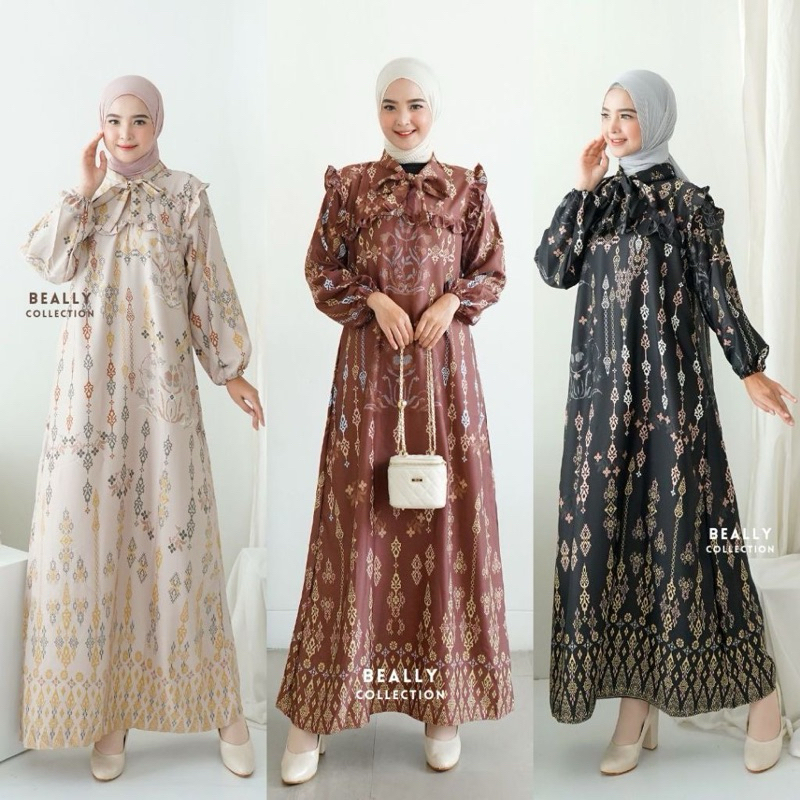 GAMIS DENADA SILK MEWAH | DENADA RAYA DRESS RESLETING BUSUI PAKAIAN KONDANGAN WANITA
