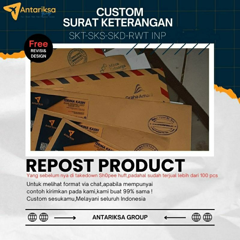 

Cetak Surt Ket SKT / SKD / RWT INP / KWITANSI /INVCE/RS/KLNK