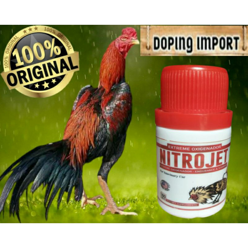 NITRO JET Vitamin obat penambah mental ayam aduan
