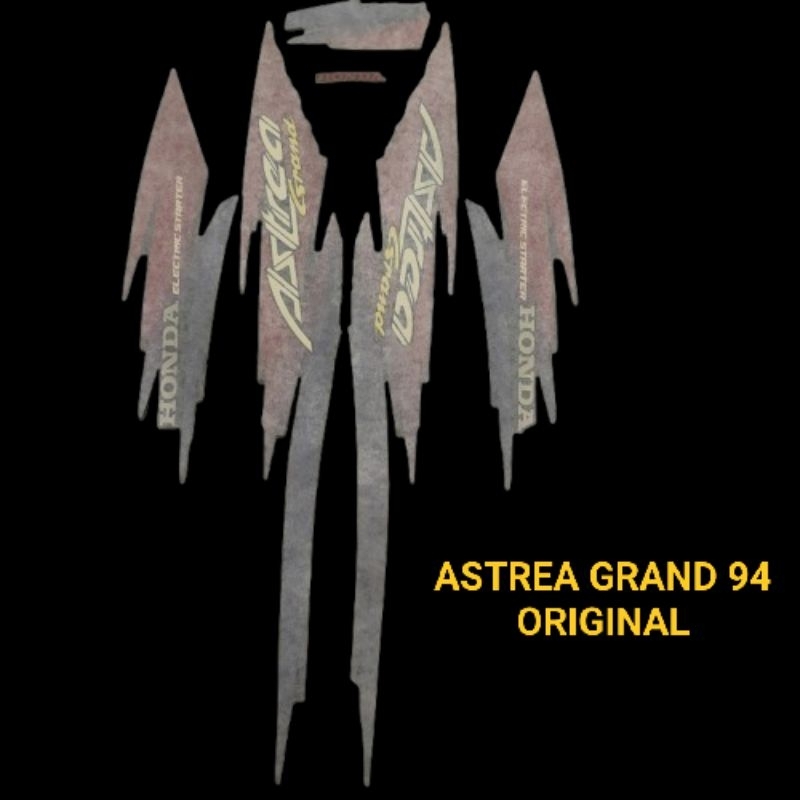 STIKER STICKER STRIPING ASTREA GRAND 94 NOS ORIGINAL STRIPPING HONDA ASTREA GRAND SABIT 94 ASLI ORI 