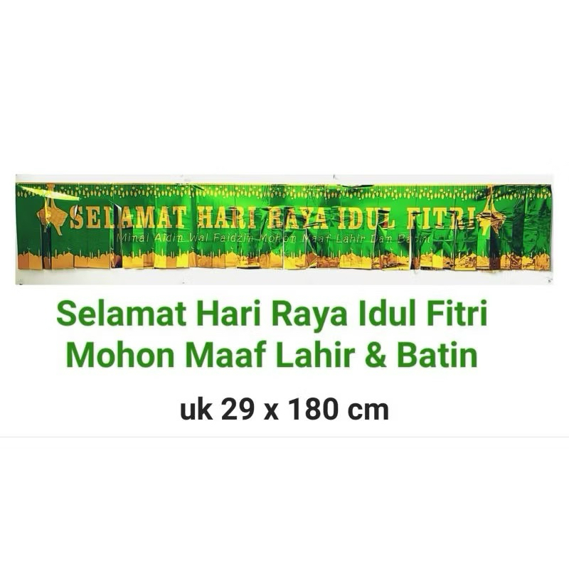 Banner Ramadhan Mubarak / Banner Eid Mubarak / Banner Lebaran / Banner Idul Fitri