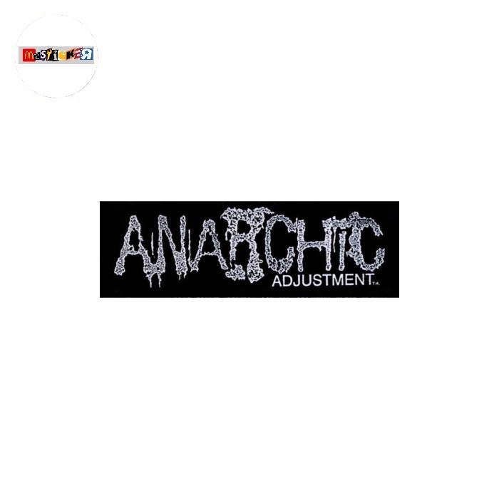 

sticker anarchic adjustment logo stiker