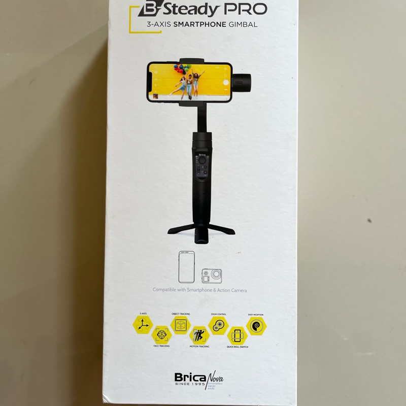 Brica B-Steady Pro 3-Axis Smarphone Gimbal 2023