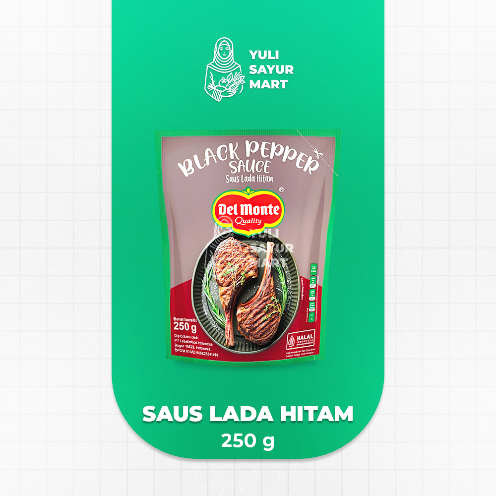 

Del Monte Saus Lada Hitam 250g - Yuli Sayur Mart