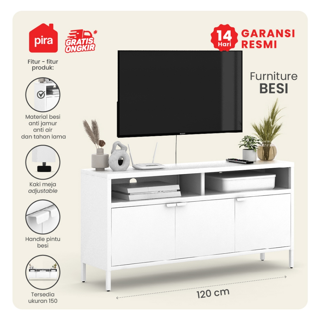 PIRA -  ALEX MTV Meja TV / Rak TV Besi