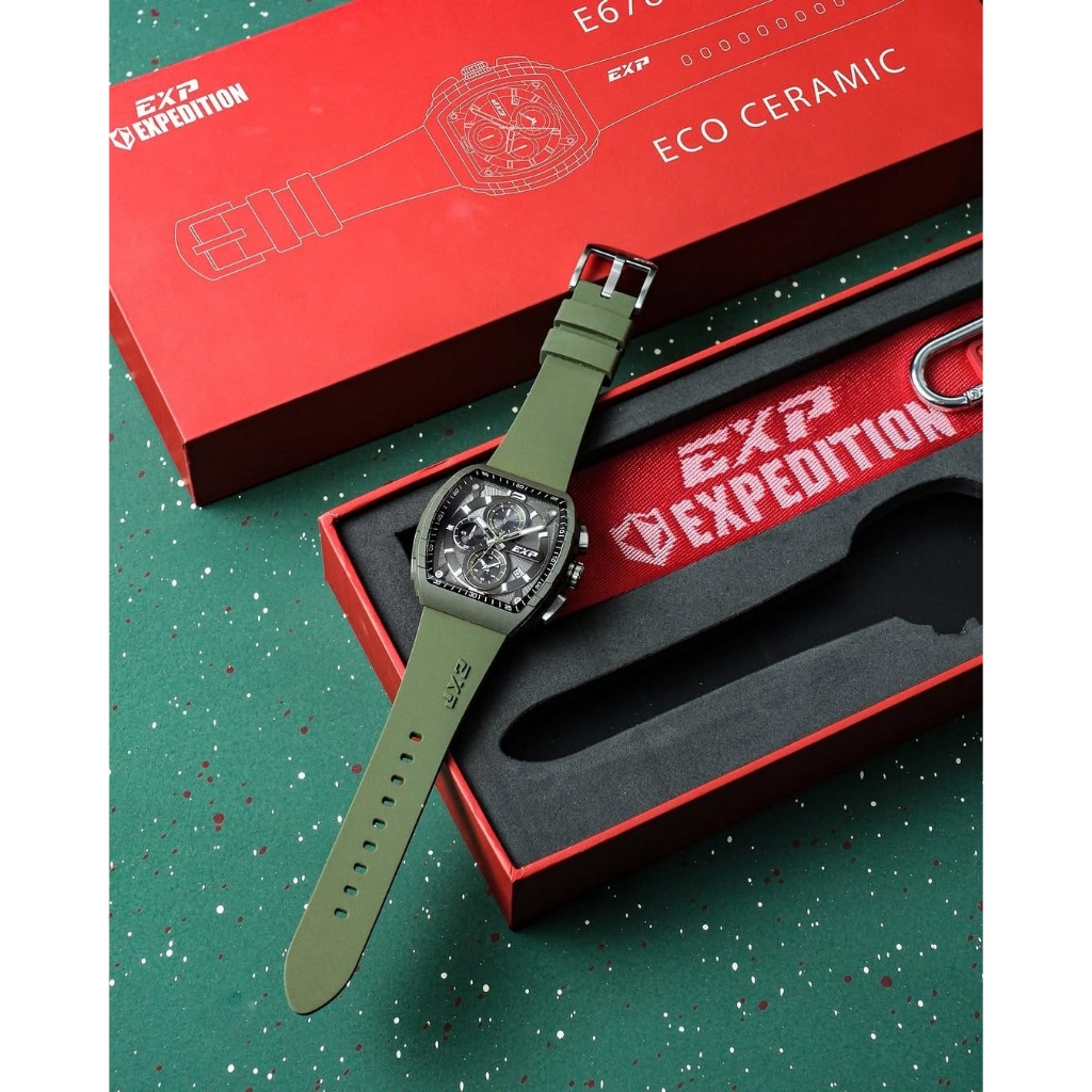 Expedition Limited 6782 & Eco Ceramic 6782 Jam Tangan Original Pria