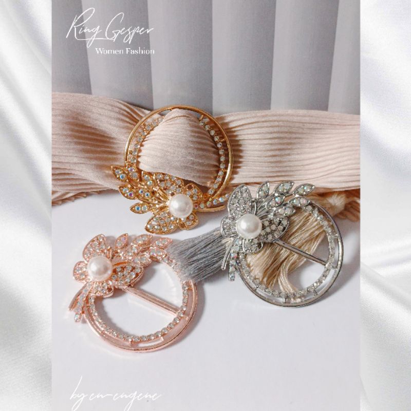 New Product Gesper Jilbab Ring Gesper Ring Syal Gesper Hijab