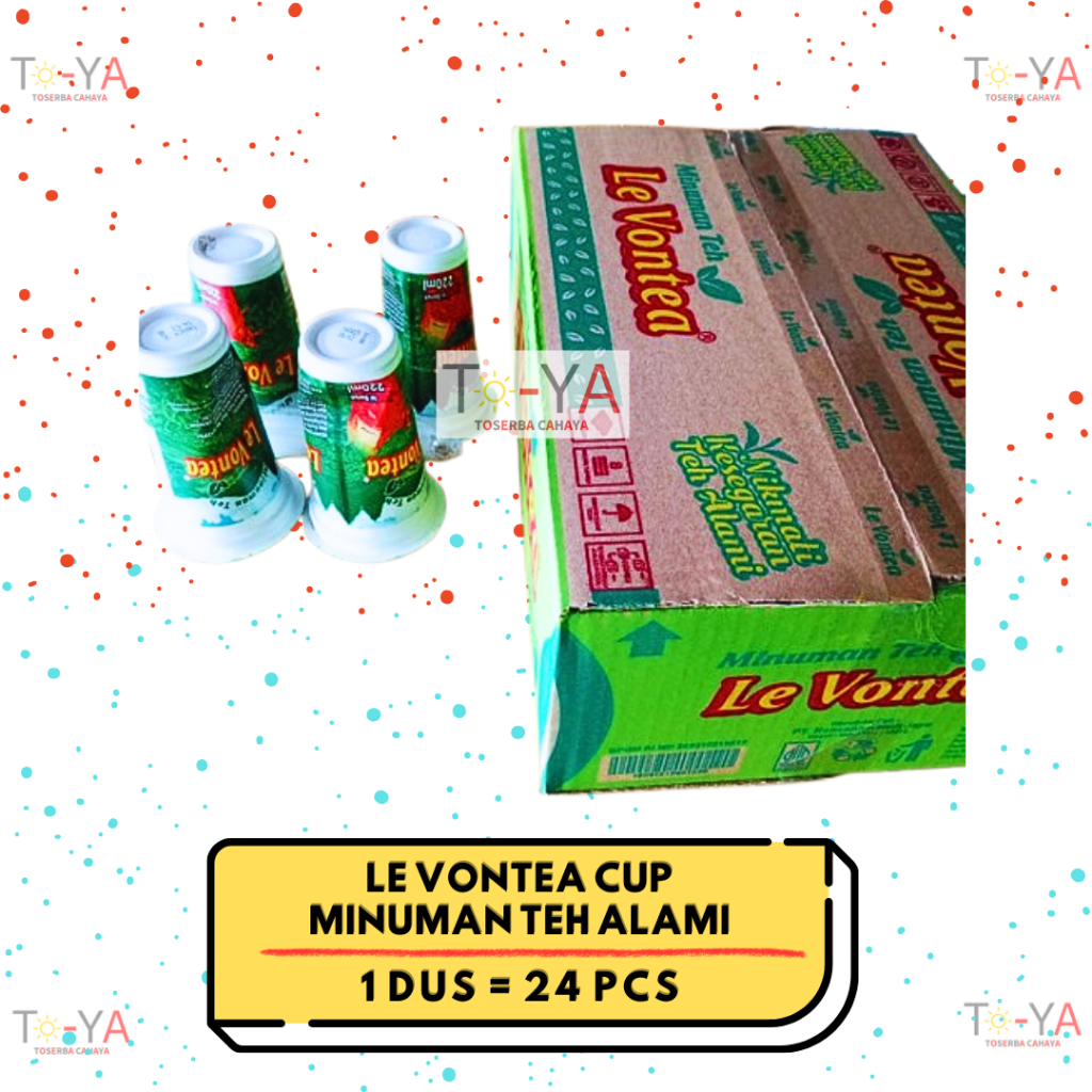 

LEVONTEA Le Vontea Minuman Teh Alami Kemasan Cup [ 220 mL / 24 pcs / Dus ]