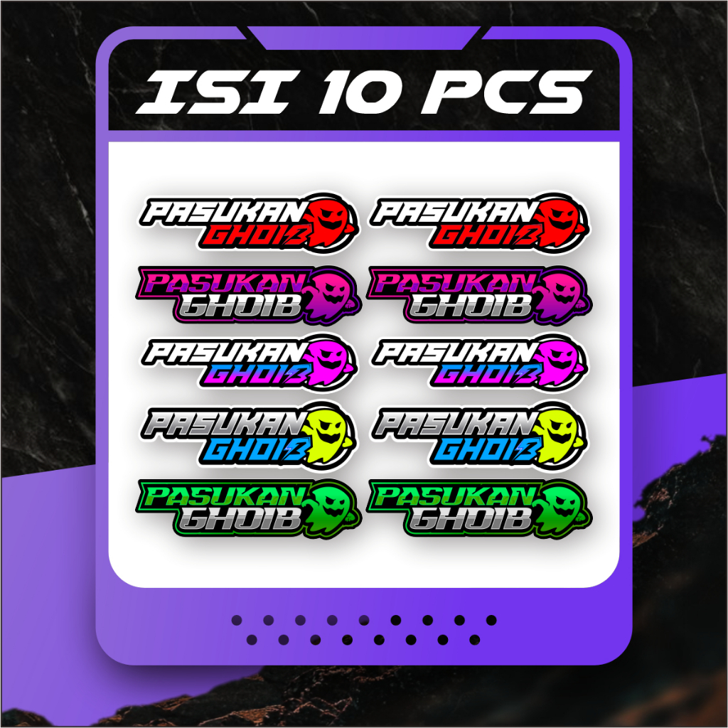 

Promo Stiker Pasukan Ghoib Kata Kata Racing Lucu Pack Paket Original Isi 10 pcs
