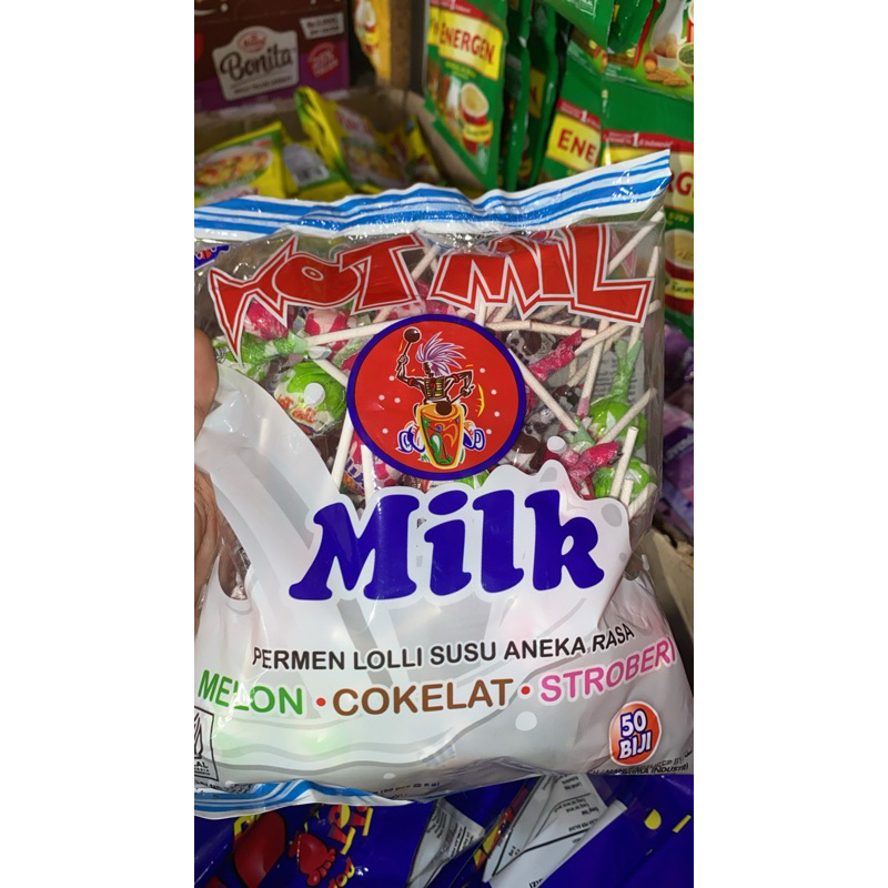 

PERMEN HOT MILK SACK ISI 50 pcs