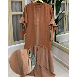 Preloved - 304. Dress Cokelat (Mimamim)