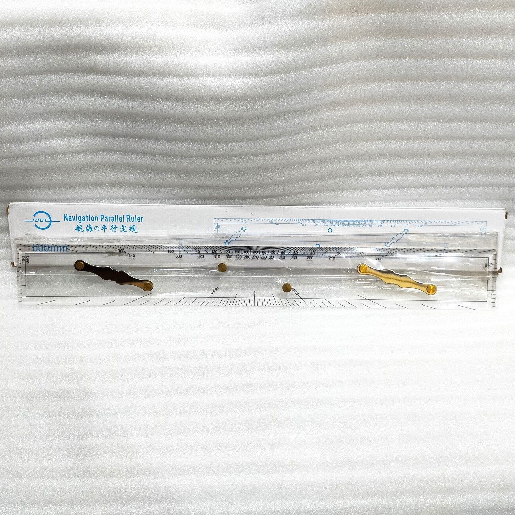 

IMPA 371002 Rule Parallel Plastic Plain 600mm / Navigation Parallel Ruler 600 mm / Penggaris Paralel 60cm / Mistar Jajar Peta 60 cm