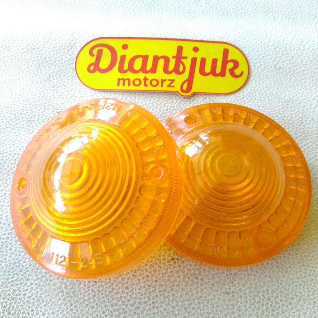 Mica Mika Kaca Lens Lampu Reteng Sein Sen Yamaha RX100 RX125 DT100 DT125 RX 100 125 DT 100 125