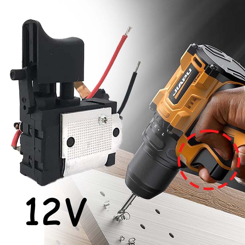 [COD] Tombol Bor Listrik Saklar Mesin Bor Baterai DC Cordless Switch Control DC Bor Baterai Saklar T