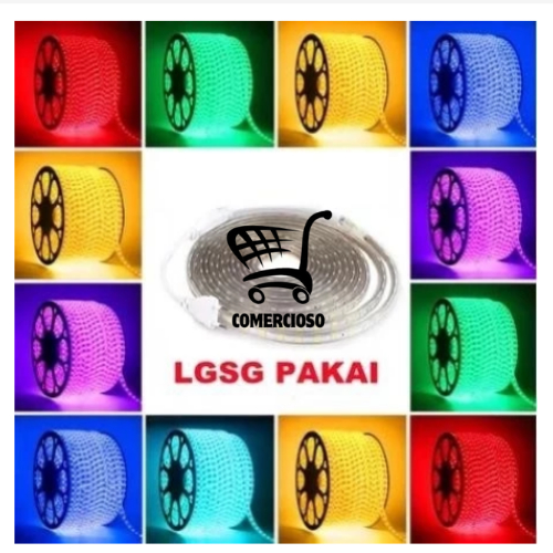 Variasi Lampu List Strip Neon LED Warna Warni Lentur Flexsible Hiasan Dekorasi Ruangan Kamar Plavon 